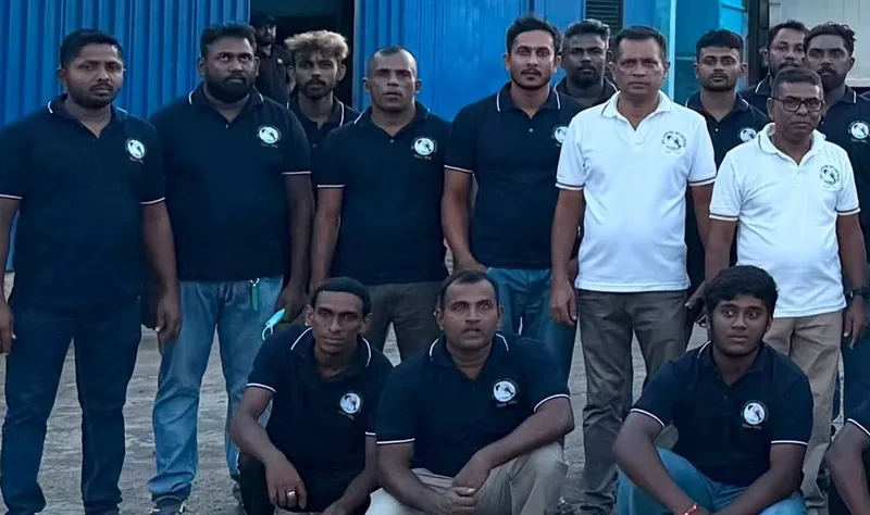 Sea Lobster team at the A.S.S.G.I IT Services training session
